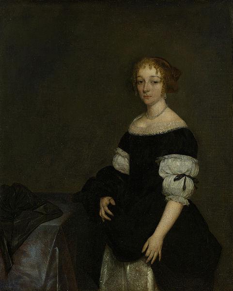 Gerard ter Borch the Younger Portrait of Aletta Pancras (1649-1707). France oil painting art